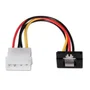 Aisens Cable de Alimentación Molex 4 Pin Macho a SATA Hembra con Anclajes A131-0163
